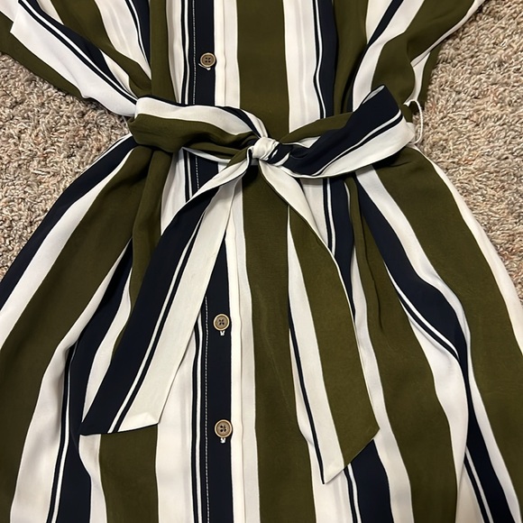 Gianni Bini, size 10, button down dress with belt.  Slits on sides. - Picture 3 of 7